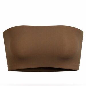Skims Fits Everybody Strapless Bandeau Bra Size Large Color Oxide Brown NWT